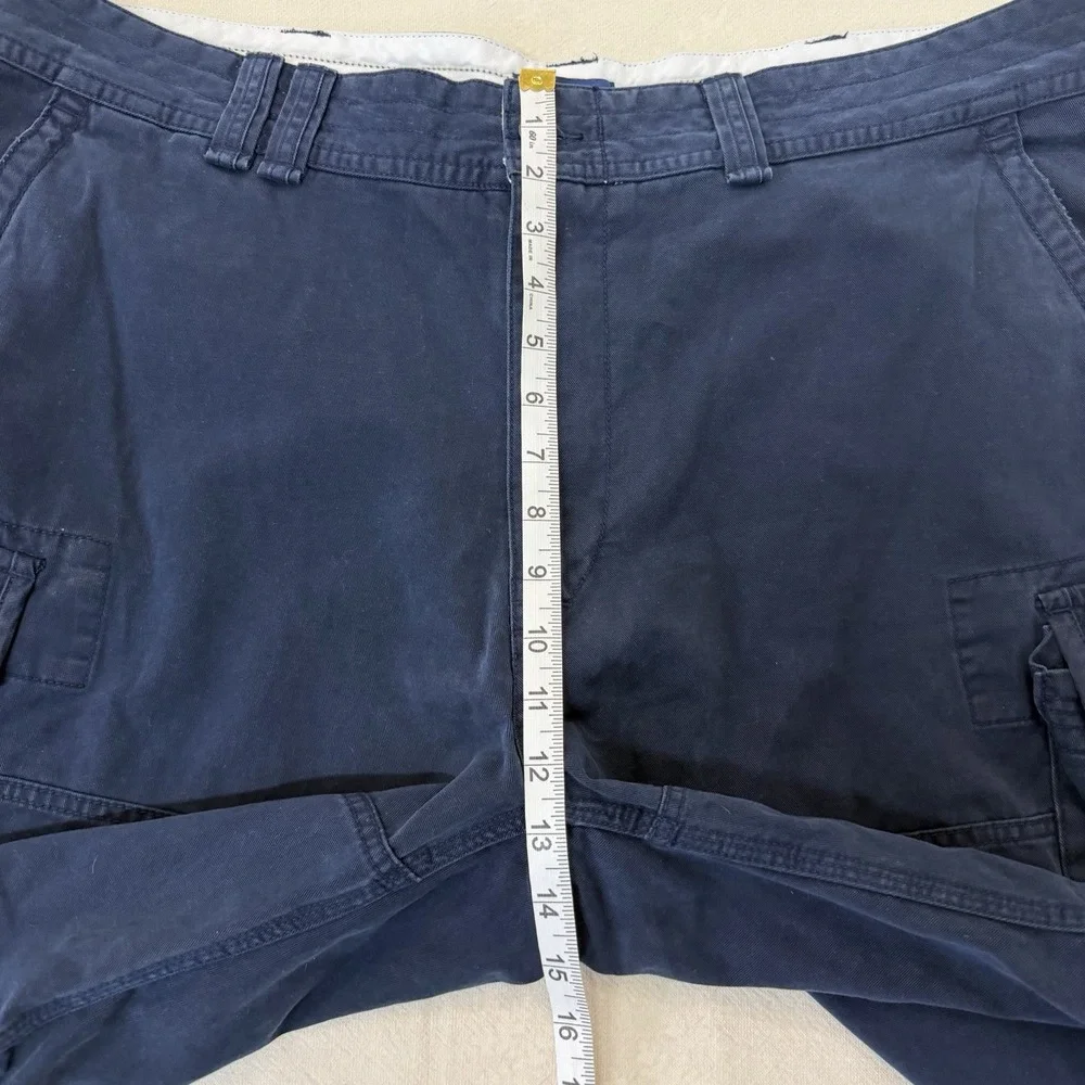 Polo Ralph Lauren Cargo Shorts Mens 40 Navy Blue Classic Polo Chino 10